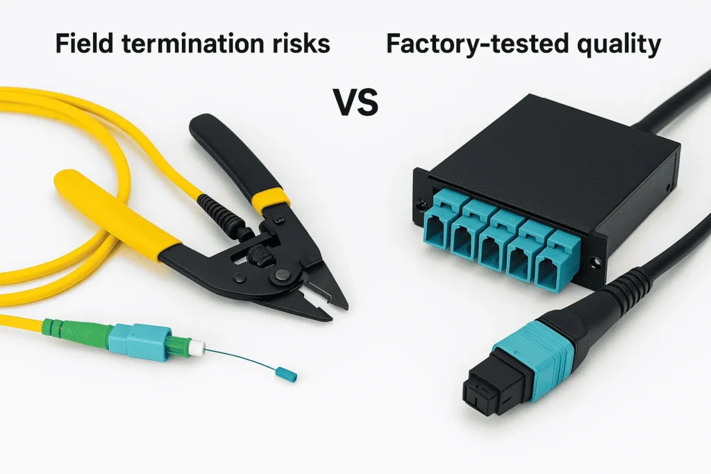 Field termination risks vs factory-tested quality