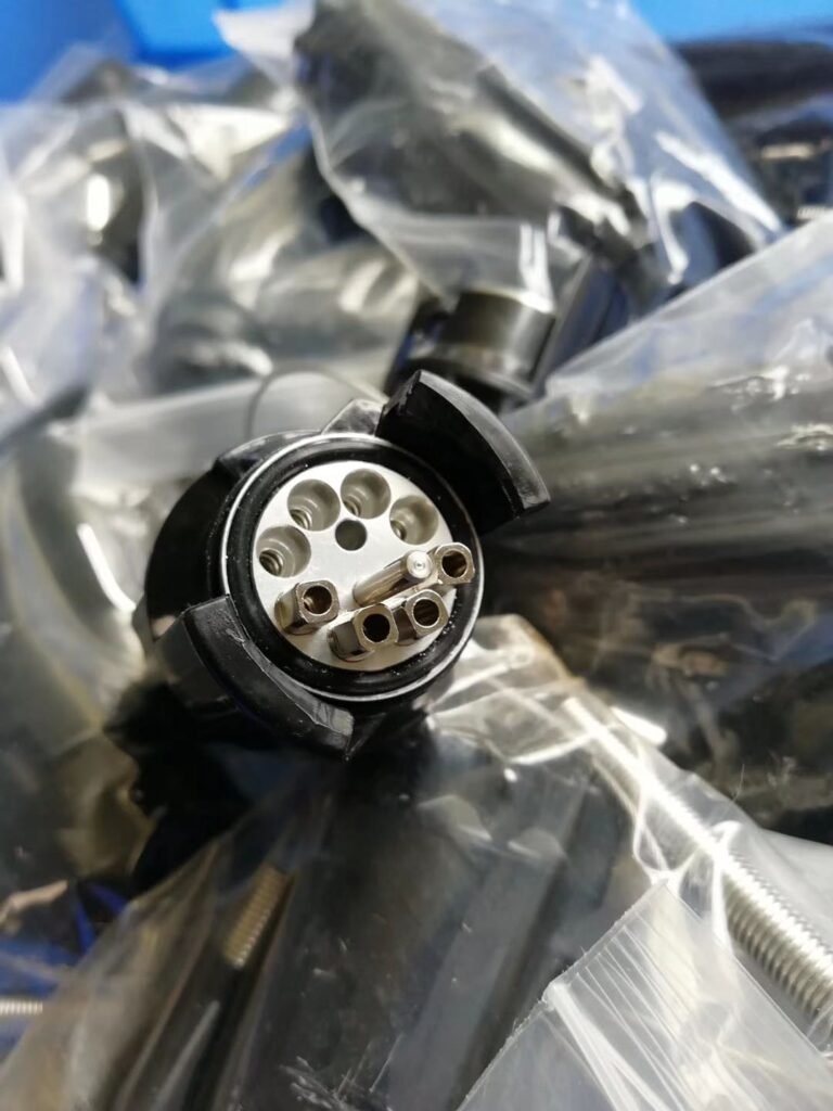 Rugged tactical fiber optic connector detail for military and broadcast applications