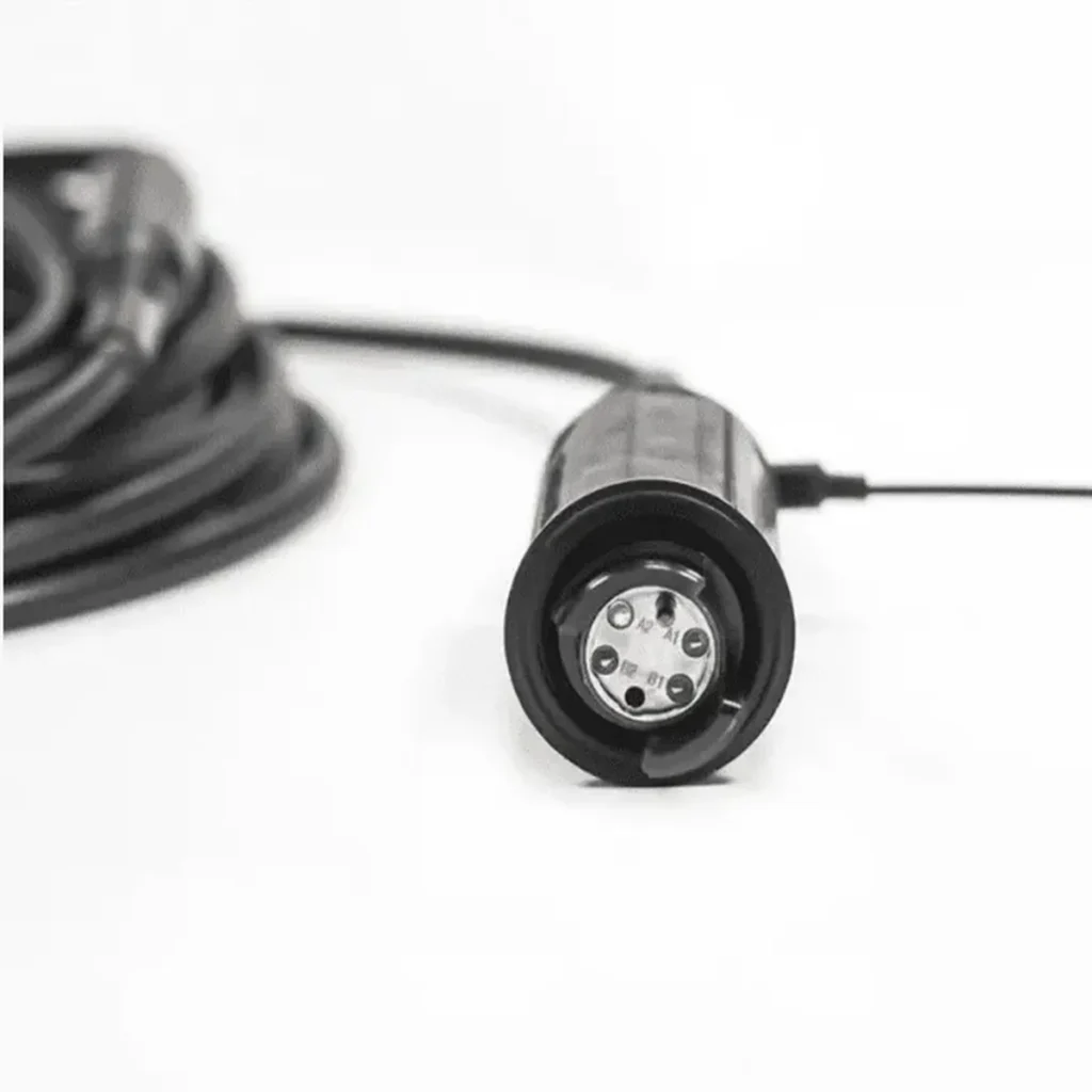 Tactical field fiber optic cable connector with rugged military design
