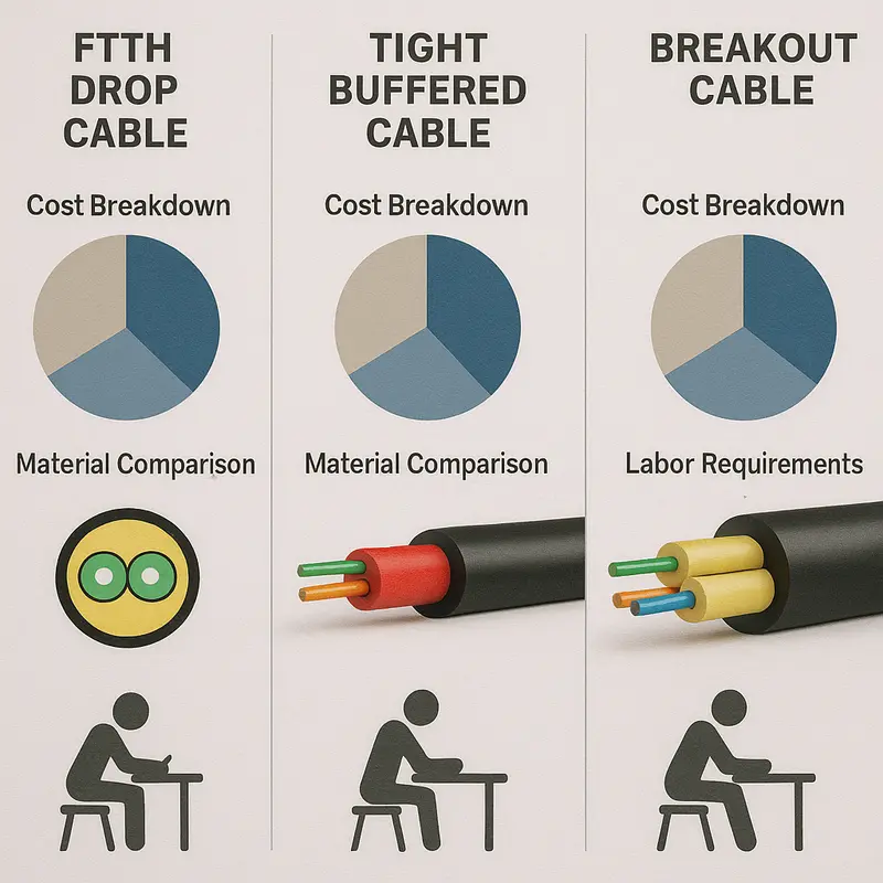 FTTH drop cable production machinery showcasing detailed manufacturing processes.