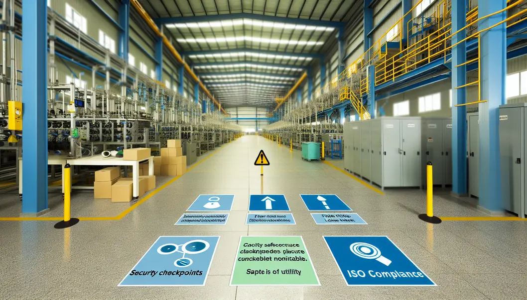 An industrial control room showcasing advanced power systems necessary for stable fiber cable plant operations.