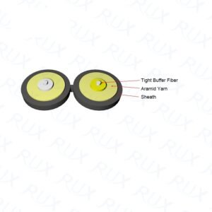 Zipcord Interconnect  Cable Indoor distribution cable; G657B3 LSZH Tight buffer fiber cable | Indoor distribution cable | AIMIFIBER