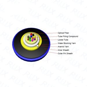 Single Axial Loose Tube Optical Fiber Lead-in Cable Fiber Optic Cable | Customized Fiber Optic Cable | AIMIFIBER