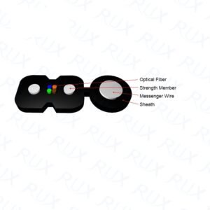 Telecom Outdoor 3 Steel Wires FTTH Fiber Optic Cable for Sale in China | FTTH Fiber Optical Cable | AIMIFIBER