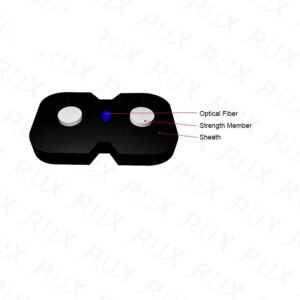 Single mode FTTH Indoor Drop Cable Fiber Optic Cable | FTTH Fiber Optical Cable | AIMIFIBER