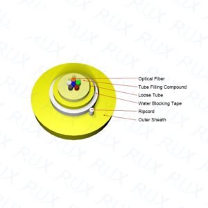Water Blocking Tape Non-armored Single Mode 12 Core Aerial Fiber Optic Cable GYXTY | Outdoor fiber optic cable | AIMIFIBER