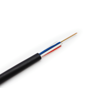 Non-Metallic Outdoor ASU Span 80M 1-12 Core Single Mode Fiber Optic Cable With Frp Strength Member | Customized Fiber Optic Cable | AIMIFIBER