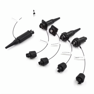 HXB13 2 Core 4 Core Fiber Optic Hermaphroditic Interconnection Expanded Beam Connector Plug/Socket Fiber Optic Connector | Fiber Optic Connector Series | AIMIFIBER