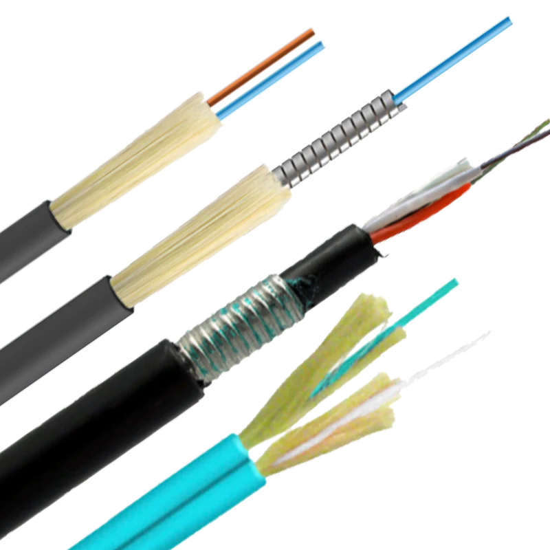 LSZH PVC PE fiber optic cable jacket types comparison fire safety | AIMIFIBER