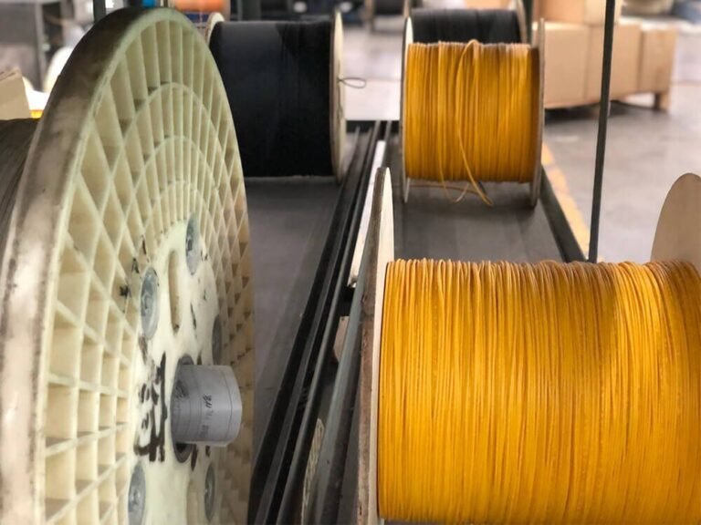 China fiber optic cable factory production line tight buffer cable manufacturing | AIMIFIBER